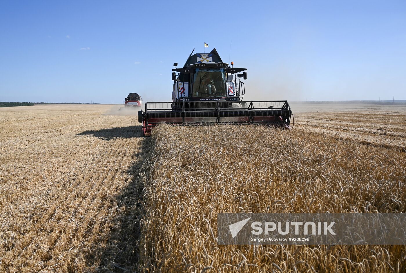 Russia Agriculture Wheat Harvesting