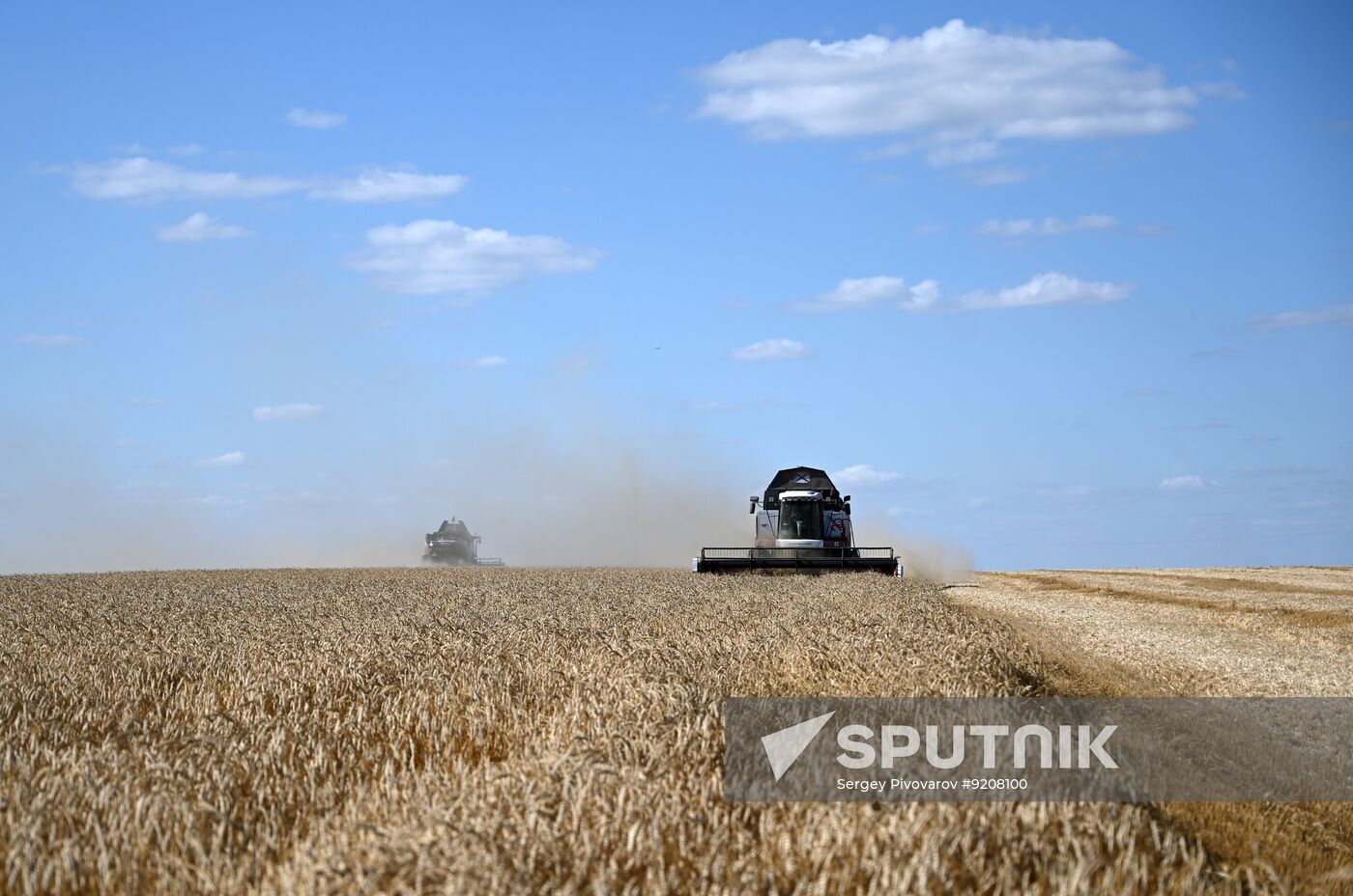 Russia Agriculture Wheat Harvesting