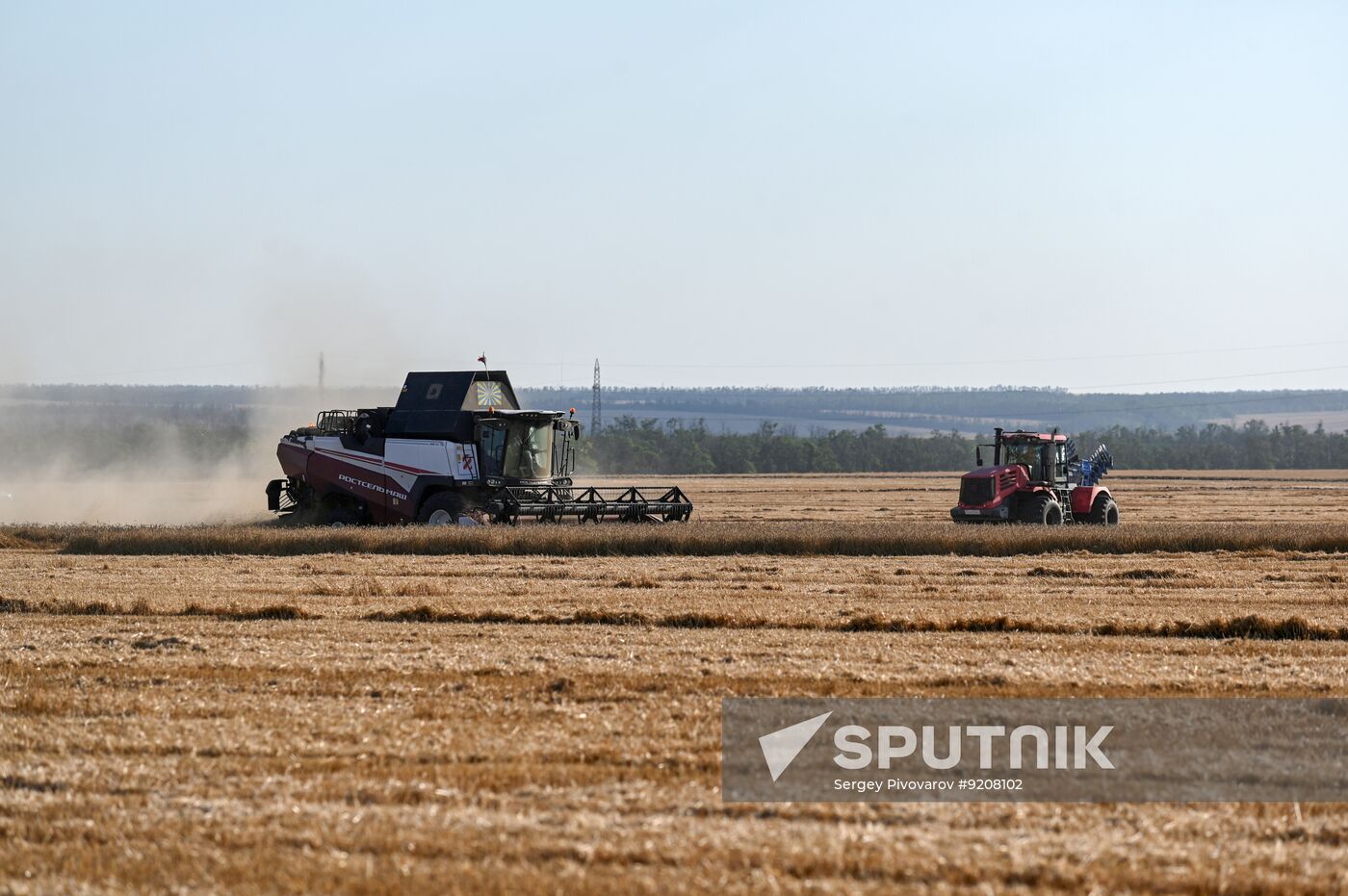 Russia Agriculture Wheat Harvesting