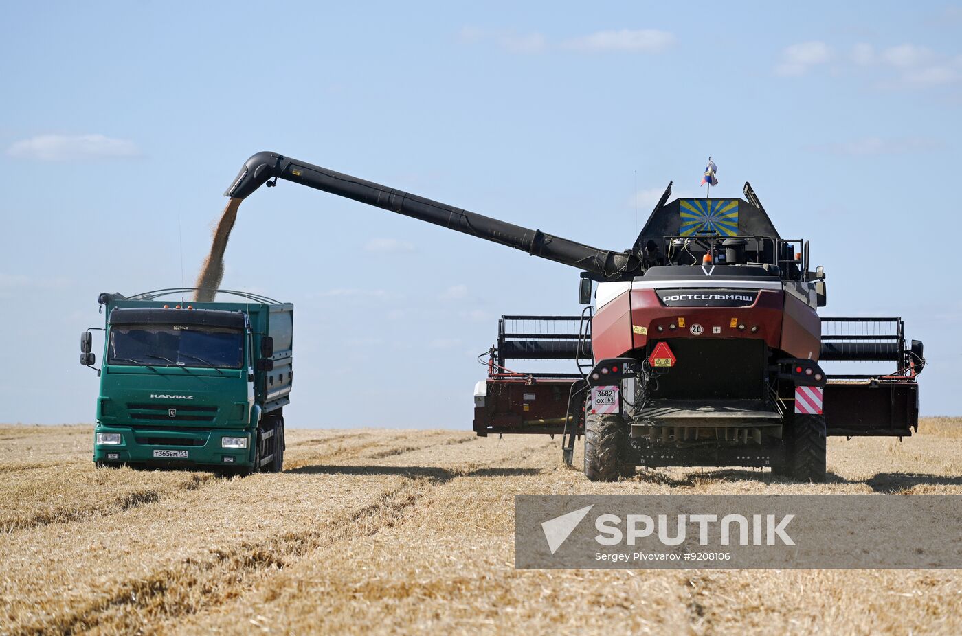 Russia Agriculture Wheat Harvesting