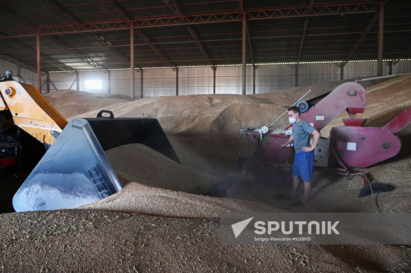 Russia Agriculture Wheat Harvesting