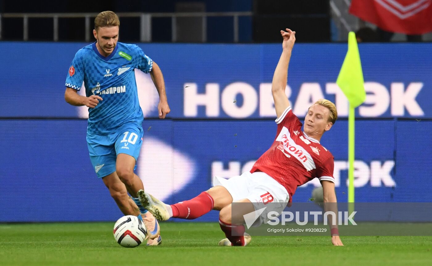 Russia Soccer Super Cup Spartak - Zenit