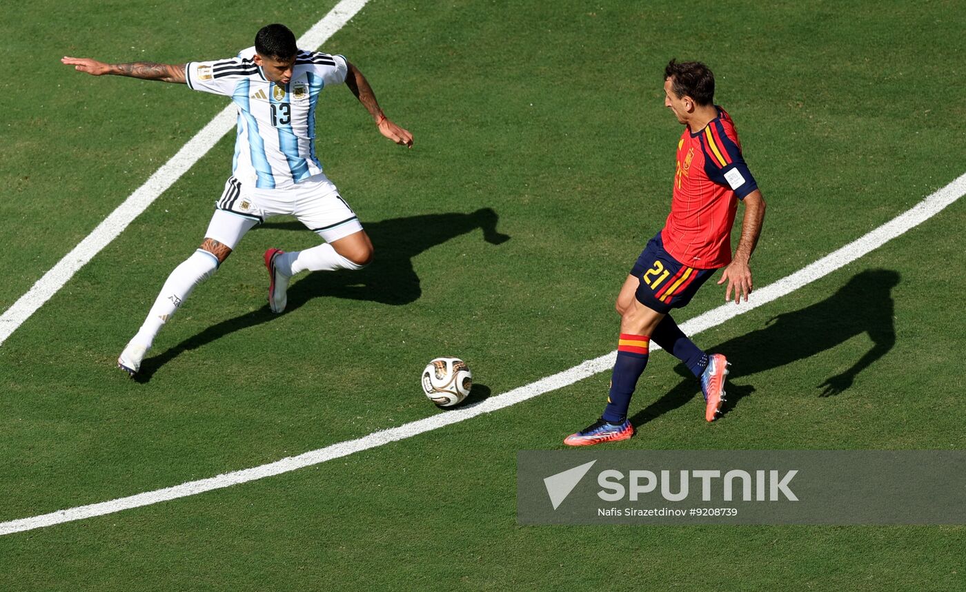 US Soccer World Cup Spain - Argentina