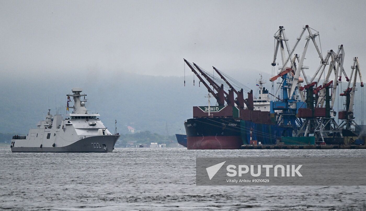 Russia Indonesia Naval Exercise