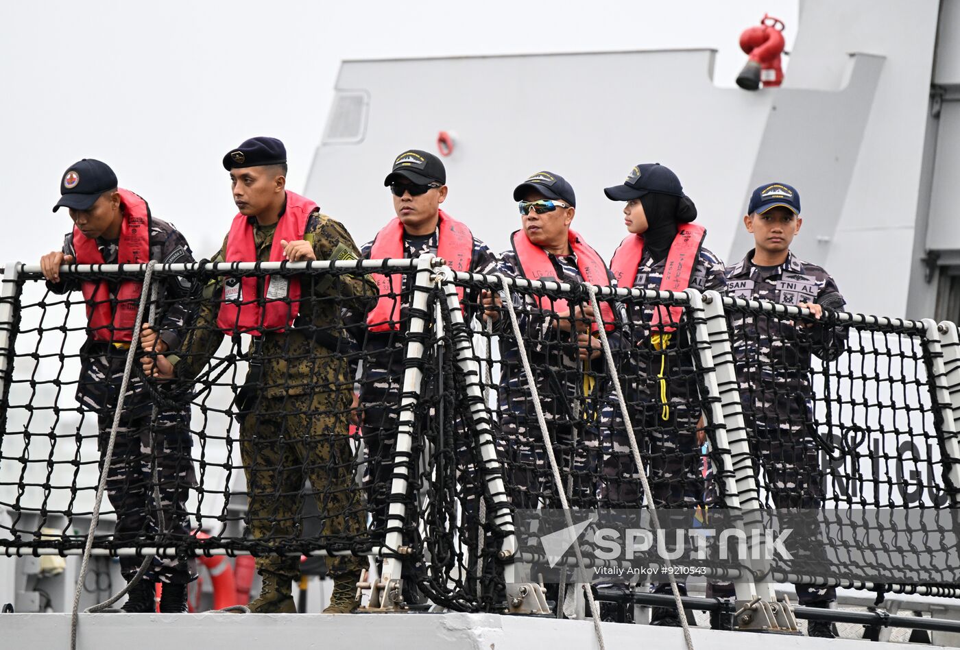 Russia Indonesia Naval Exercise