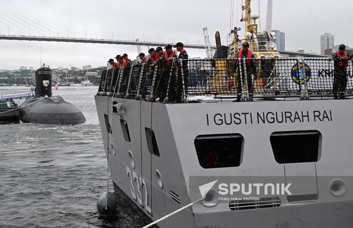 Russia Indonesia Naval Exercise