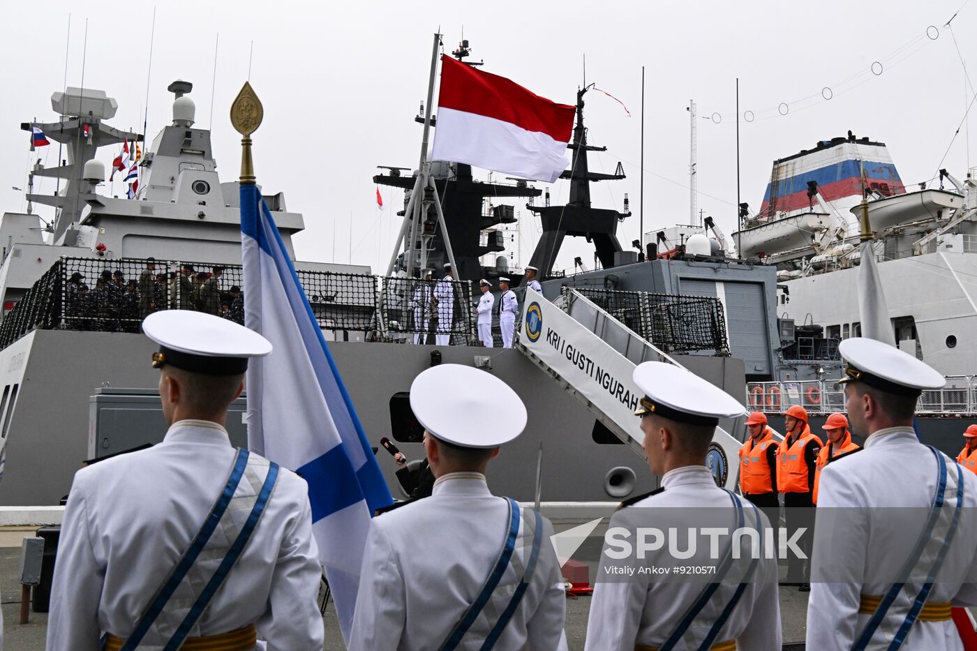 Russia Indonesia Naval Exercise