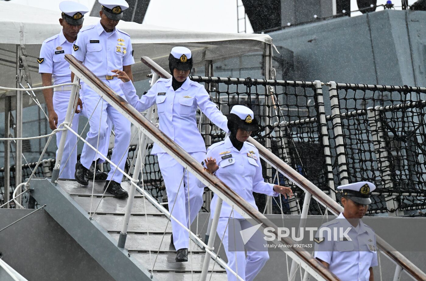 Russia Indonesia Naval Exercise