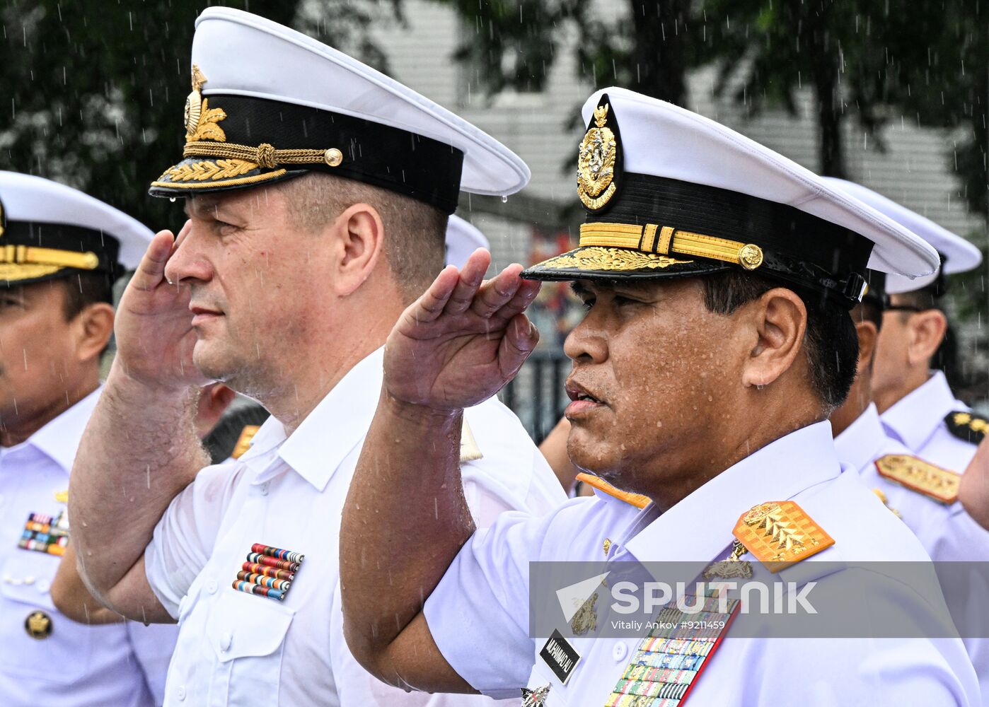 Russia Indonesia Naval Exercise