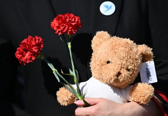 Russia Donbass War Child Victims Remembrance Day
