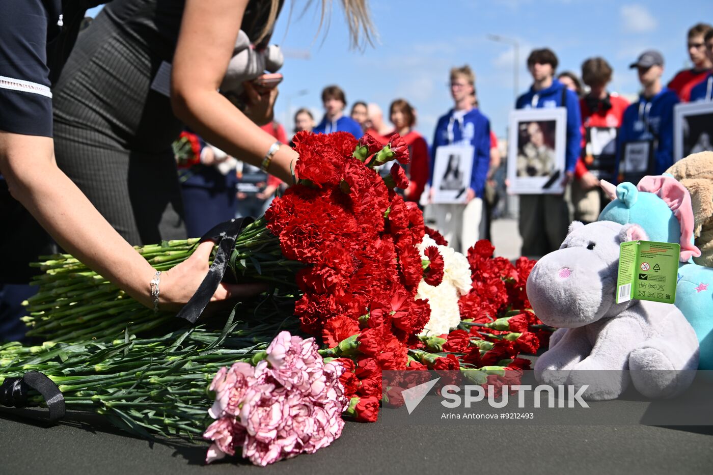 Russia Donbass War Child Victims Remembrance Day