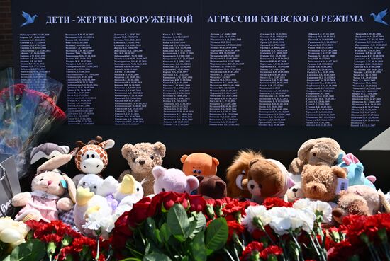 Russia Donbass War Child Victims Remembrance Day