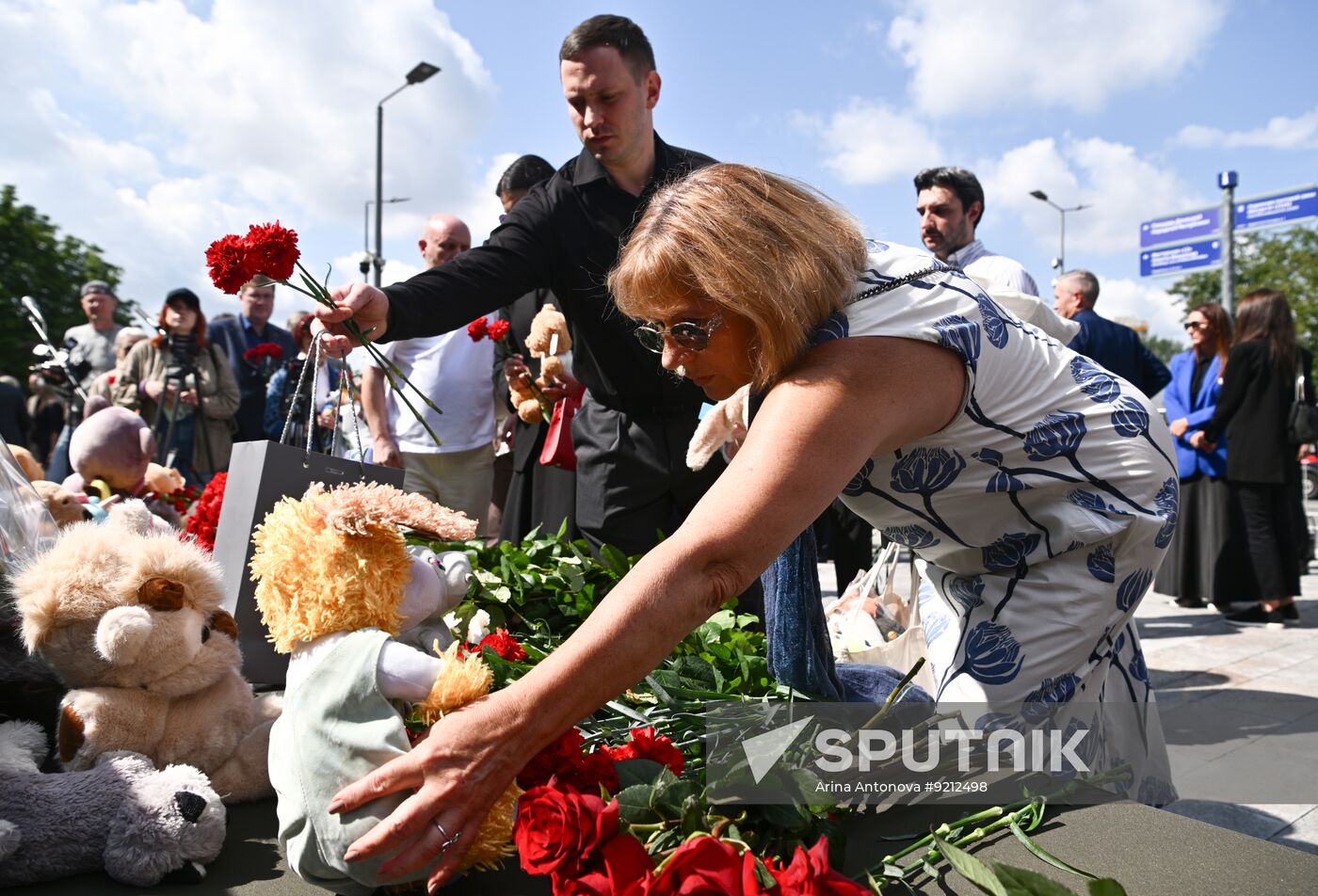Russia Donbass War Child Victims Remembrance Day