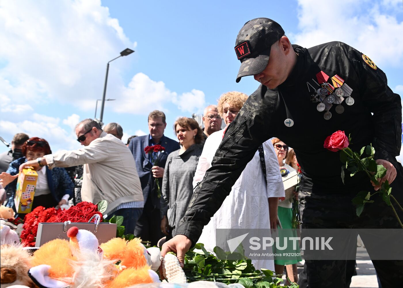 Russia Donbass War Child Victims Remembrance Day