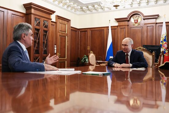 Russia Putin State Duma Party Leaders