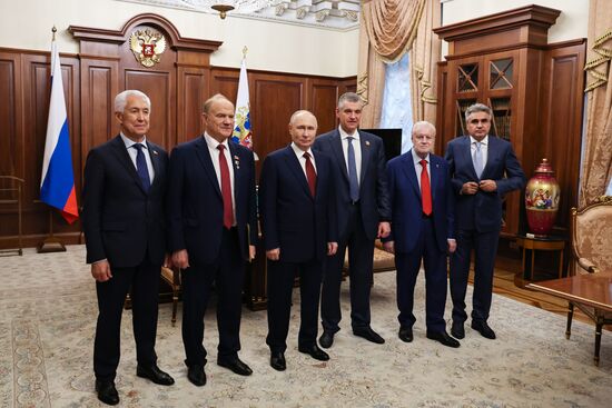 Russia Putin State Duma Party Leaders