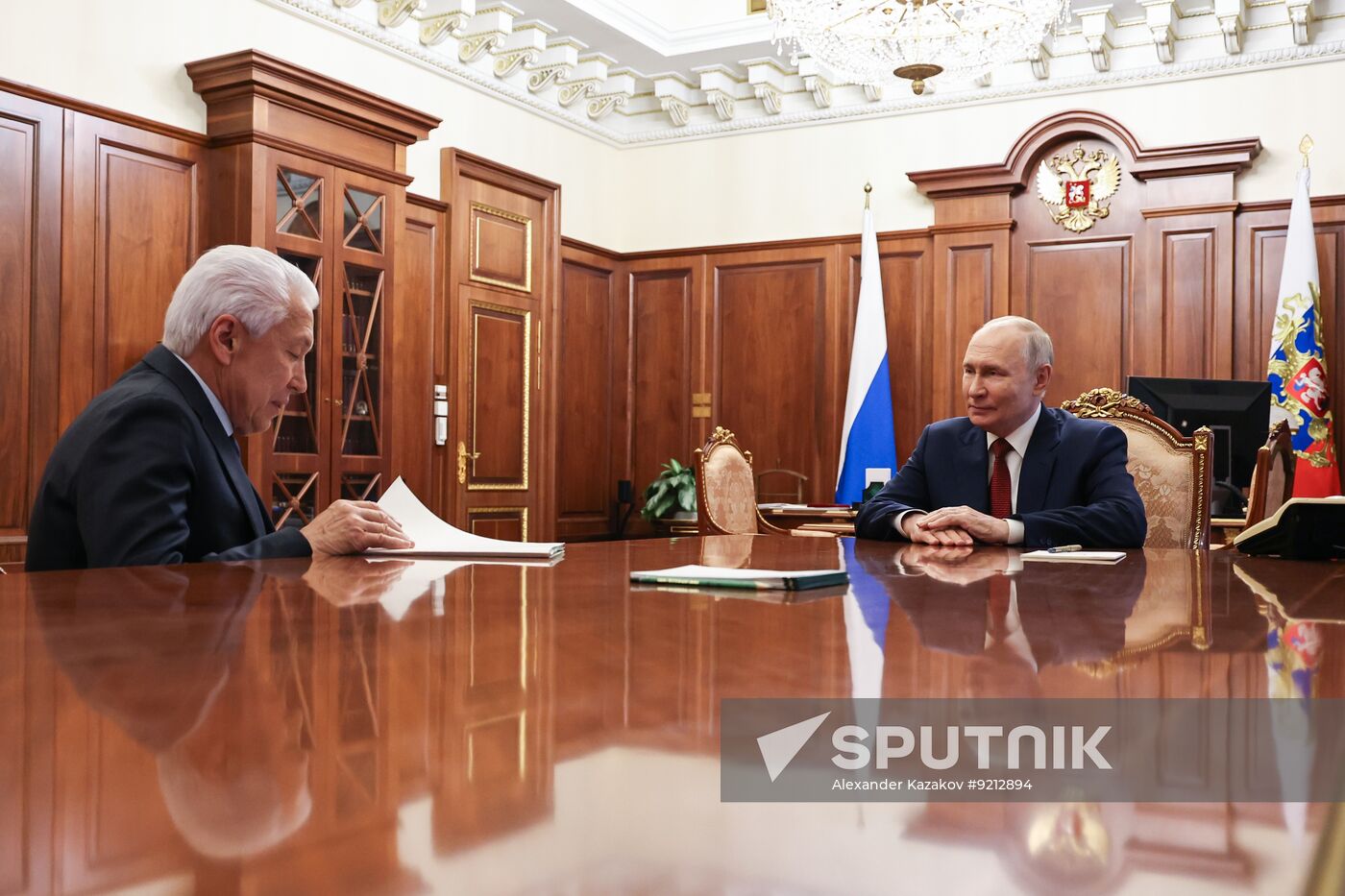 Russia Putin State Duma Party Leaders
