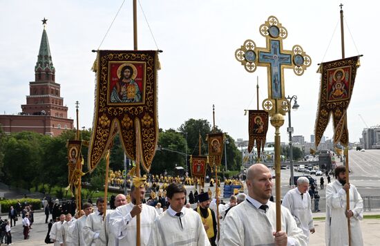 Russia Religion Patriarch Rus Baptism Day