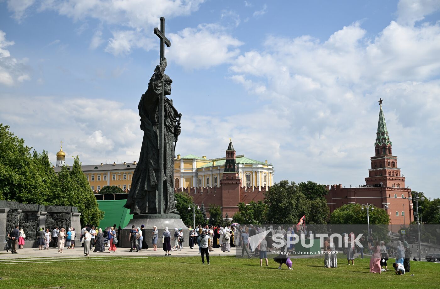 Russia Religion Patriarch Rus Baptism Day