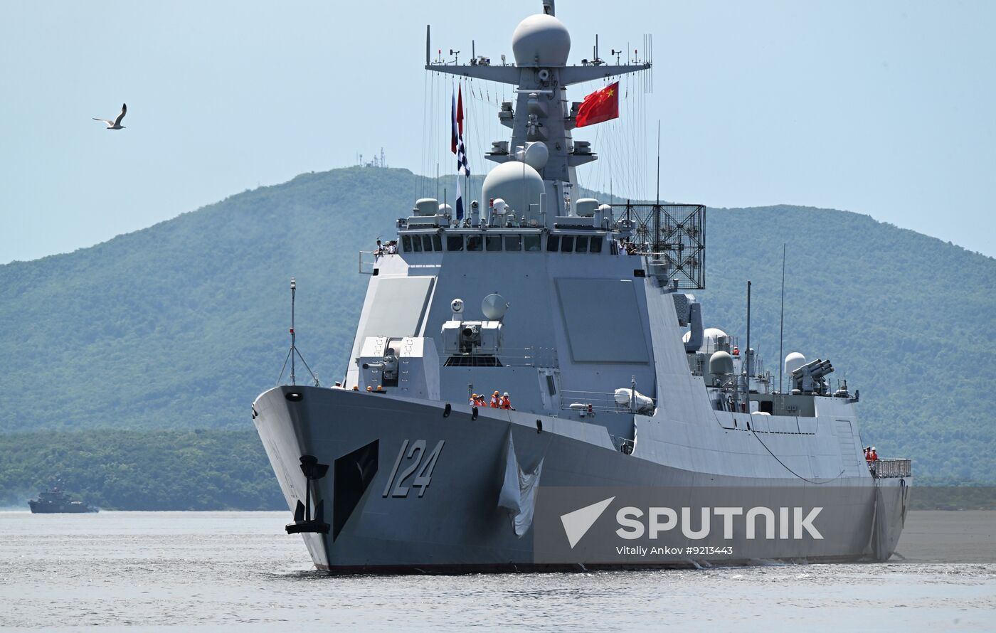 Russia China Naval Drills