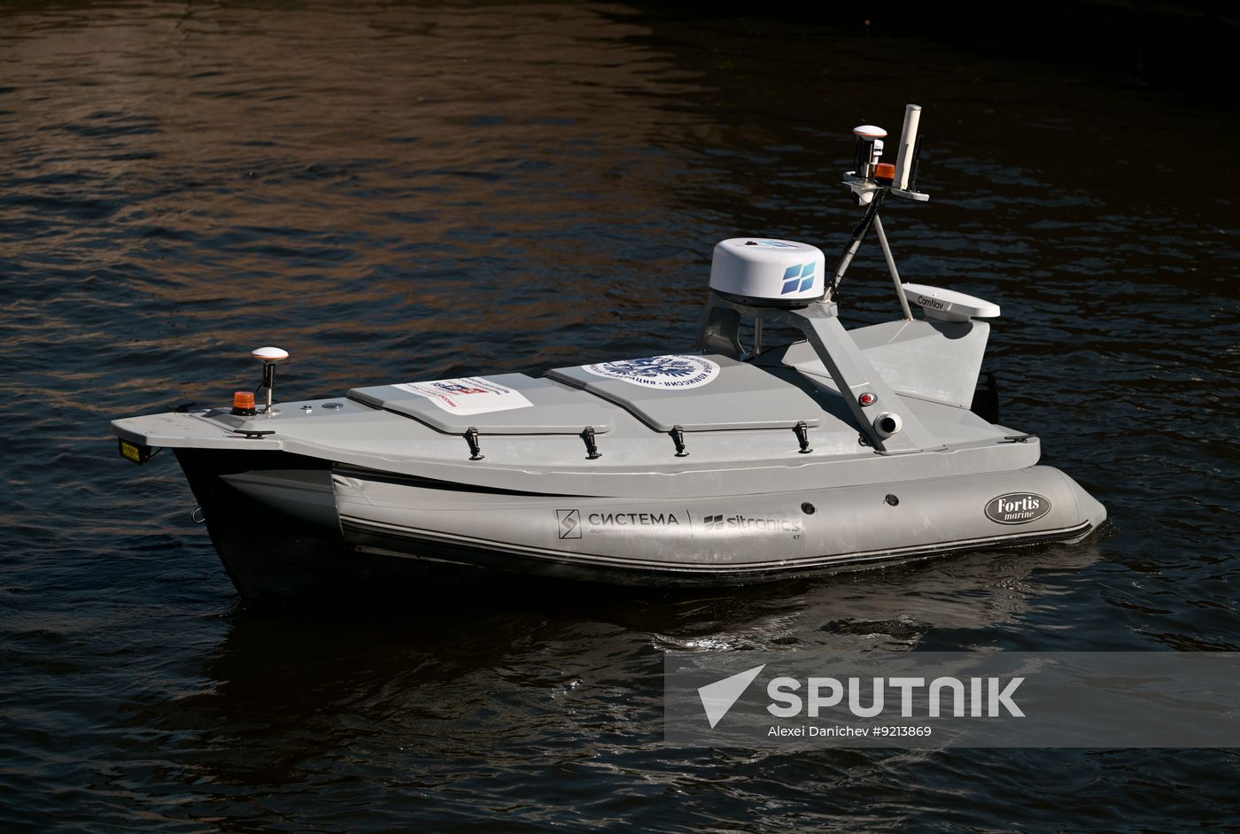 Russia Parliamentary Election Campaign Unmanned Boat