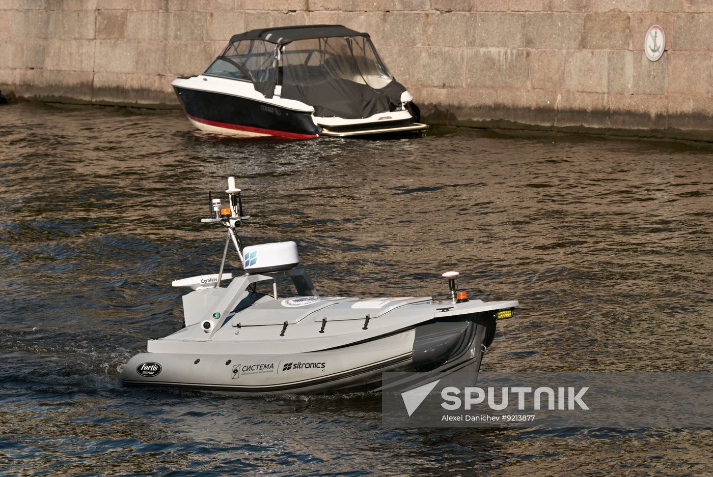Russia Parliamentary Election Campaign Unmanned Boat