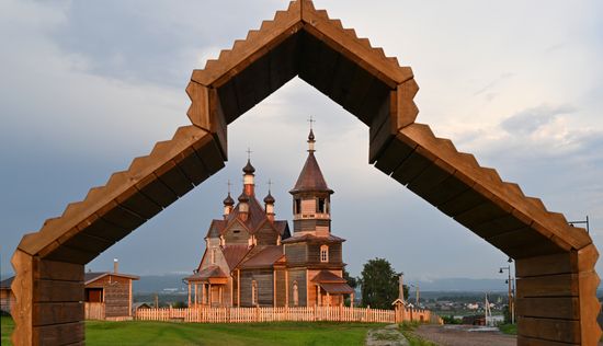 Russia Religion Wooden Church
