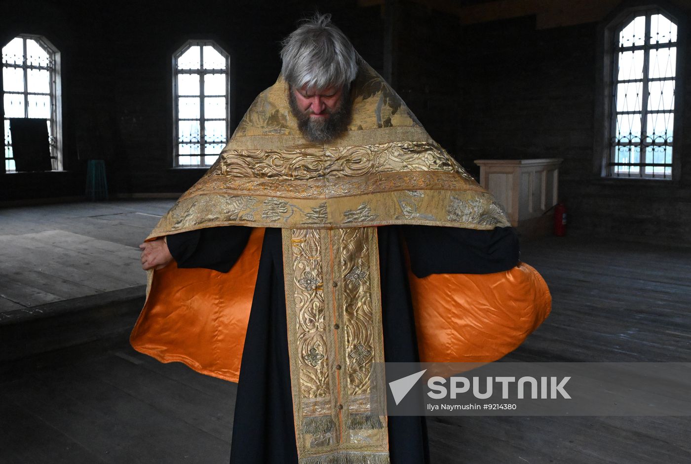 Russia Religion Wooden Church