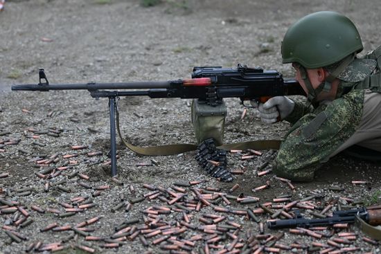 Russia Ukraine Military Operation Railway Troops
