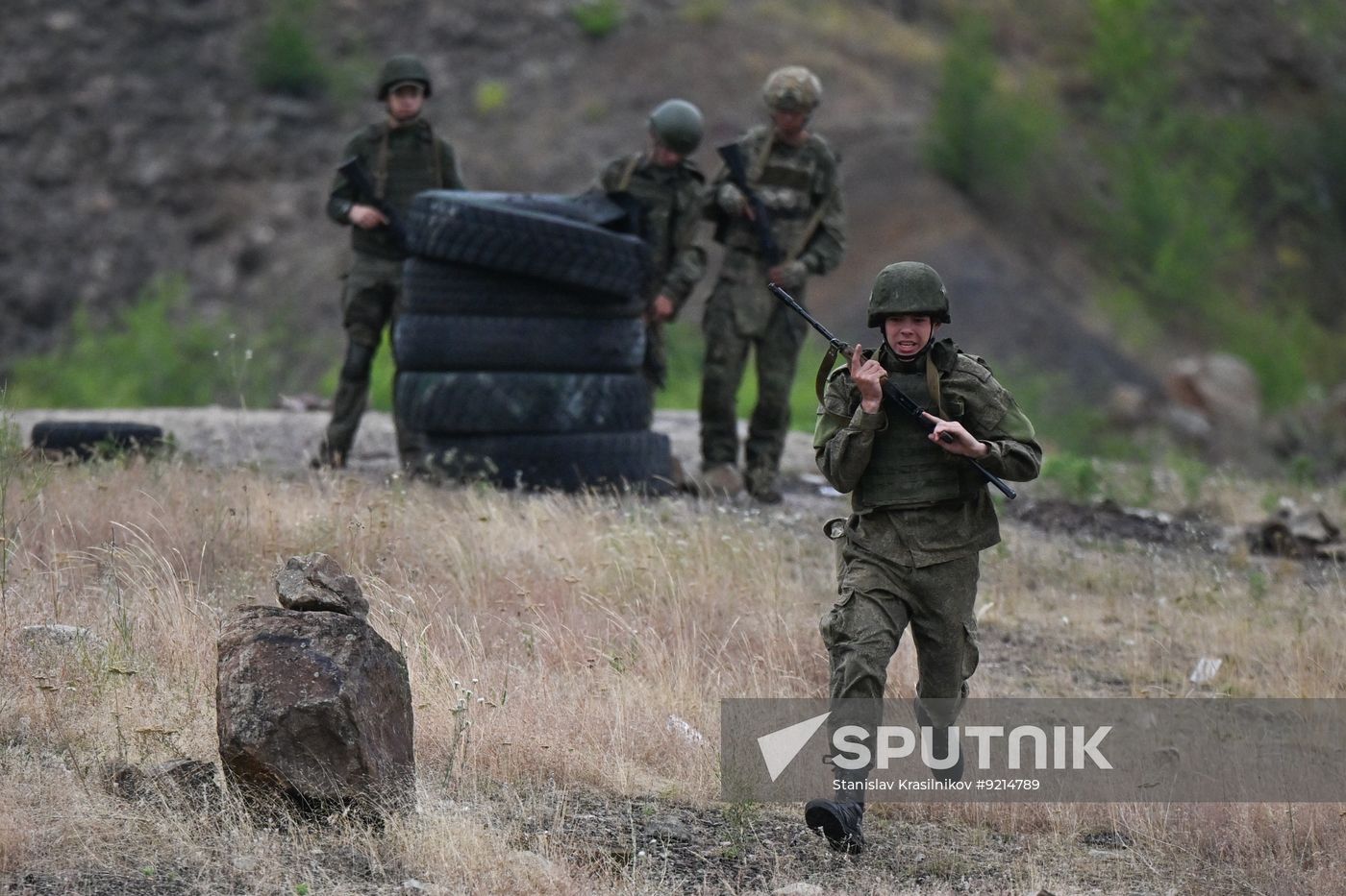 Russia Ukraine Military Operation Railway Troops