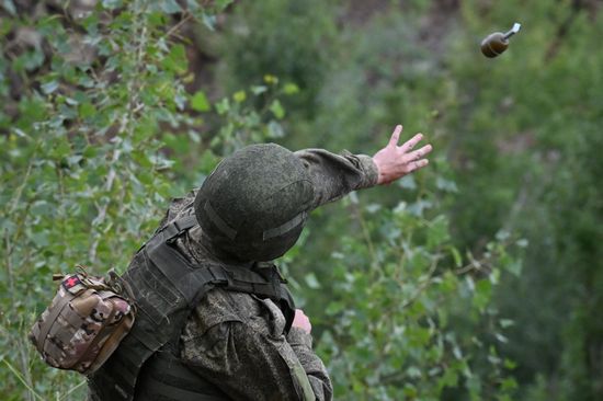 Russia Ukraine Military Operation Railway Troops