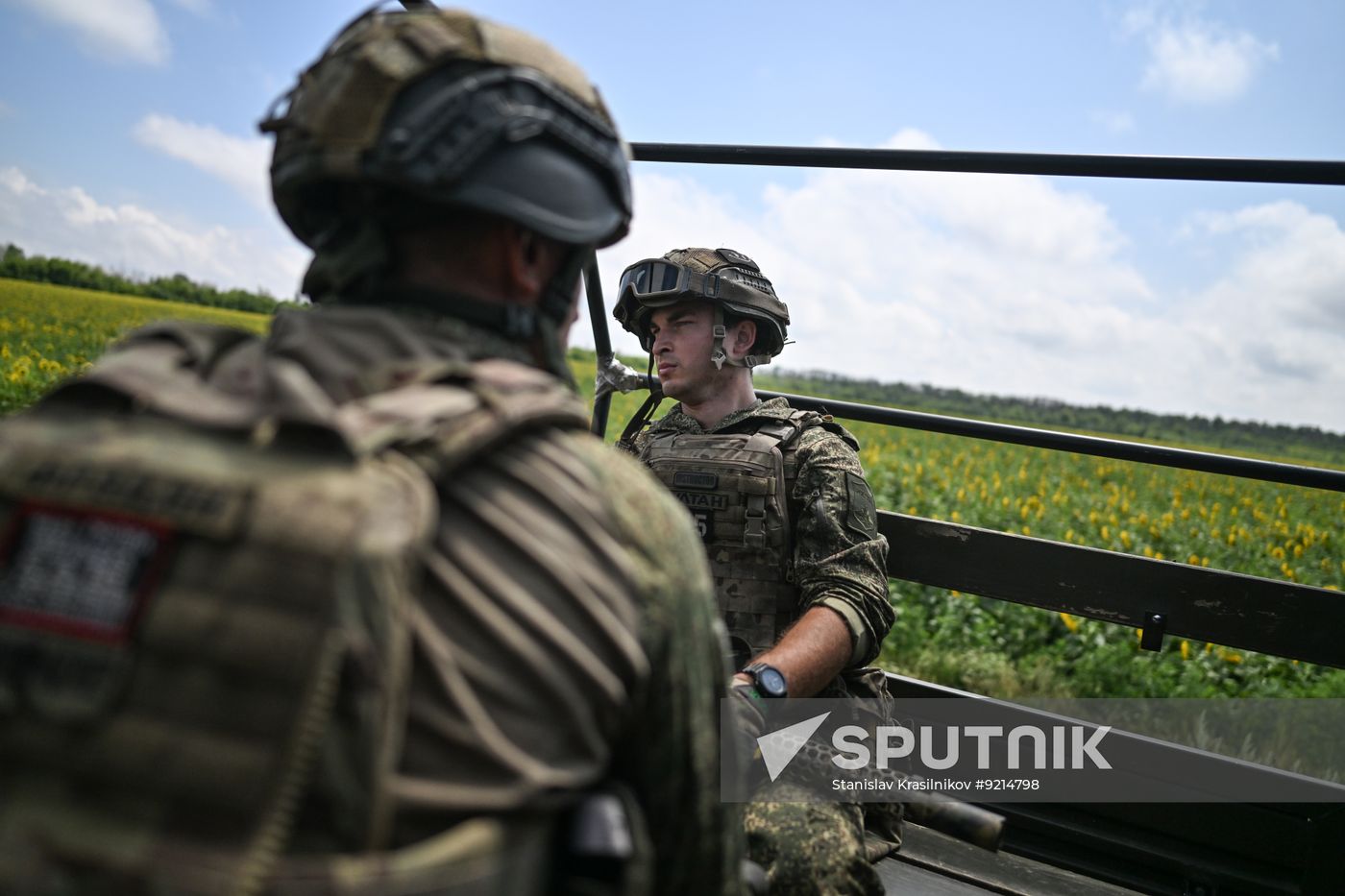 Russia Ukraine Military Operation Railway Troops