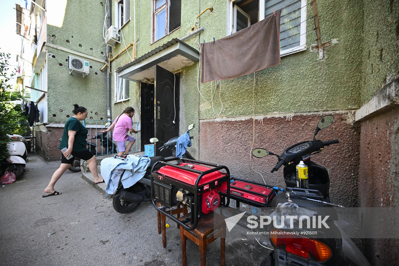 Russia Crimea Power Supply Shortages