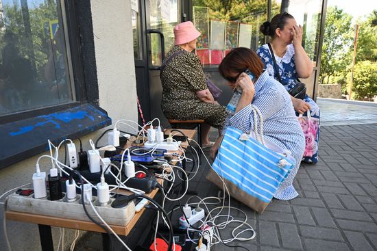 Russia Crimea Power Supply Shortages