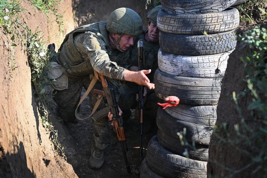 Russia Ukraine Military Operation Personnel Training