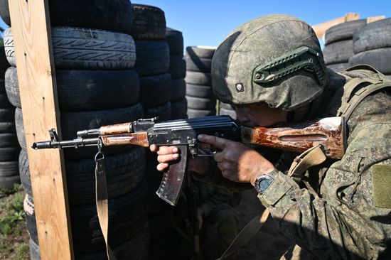 Russia Ukraine Military Operation Personnel Training