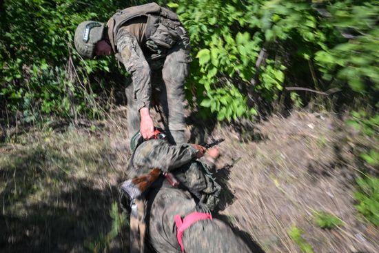 Russia Ukraine Military Operation Personnel Training