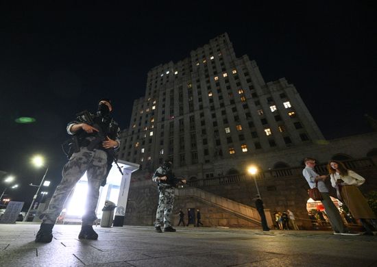Russia Moscow Cafe Blast