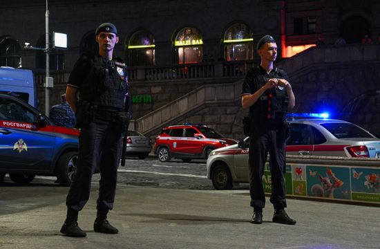 Russia Moscow Cafe Blast