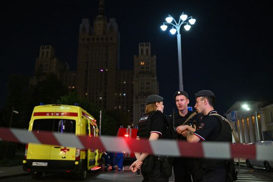Russia Moscow Cafe Blast