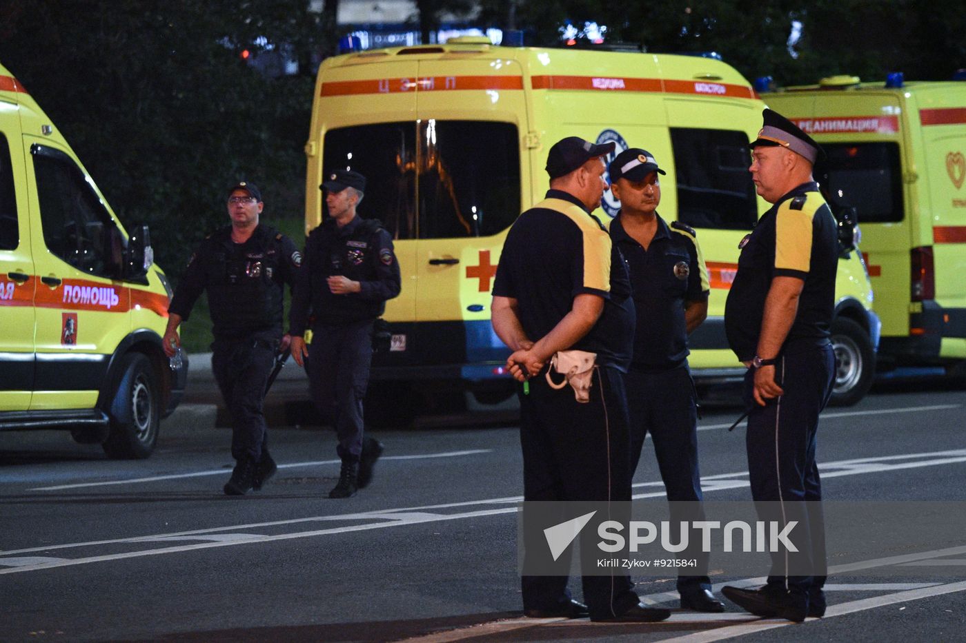 Russia Moscow Cafe Blast