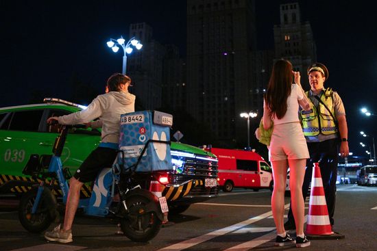 Russia Moscow Cafe Blast