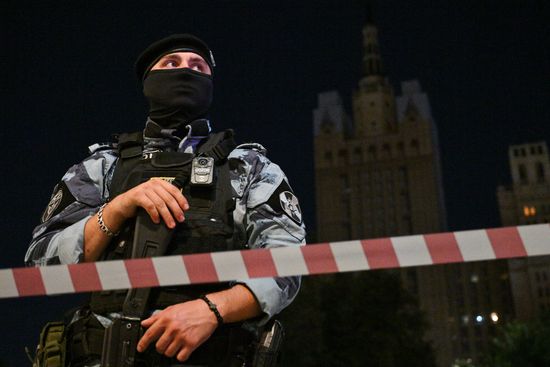 Russia Moscow Cafe Blast
