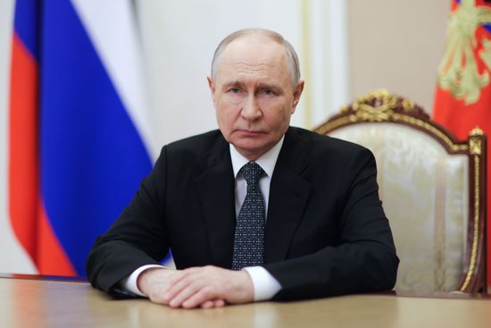 Russia Putin Railway Worker's Day