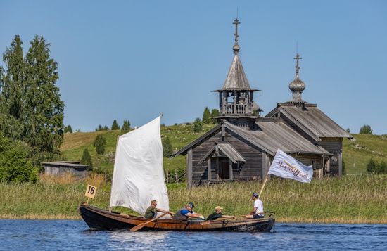 Russia Kizhi Regatta Festival