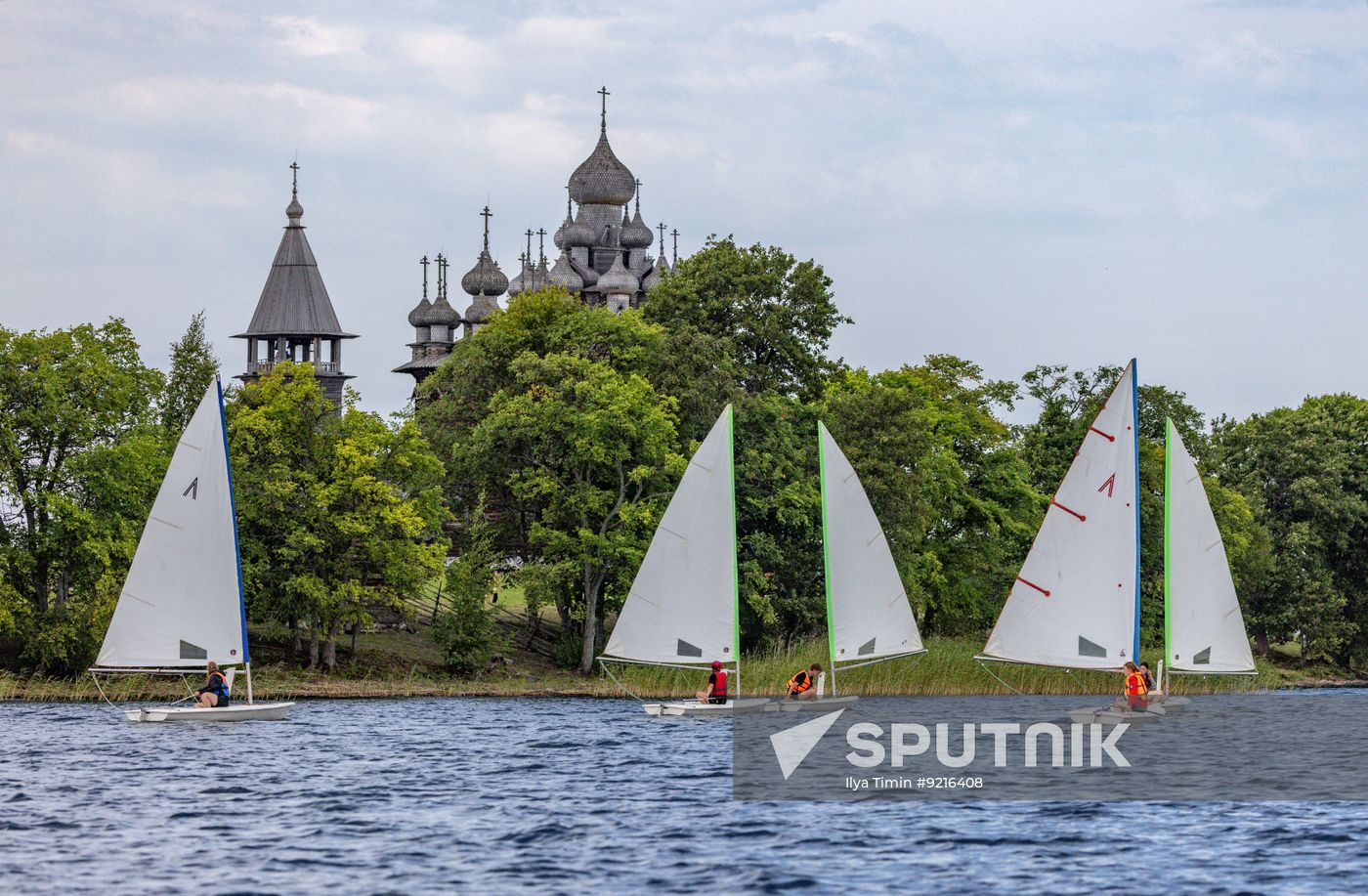 Russia Kizhi Regatta Festival