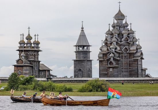 Russia Kizhi Regatta Festival