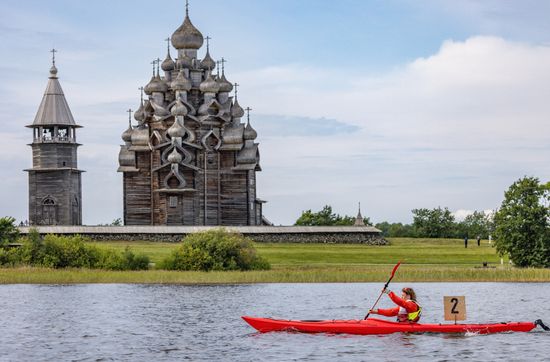 Russia Kizhi Regatta Festival