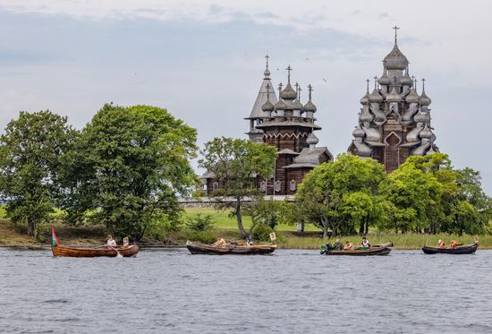 Russia Kizhi Regatta Festival
