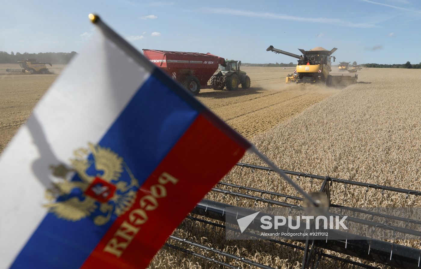Russia Agriculture Wheat Harvesting